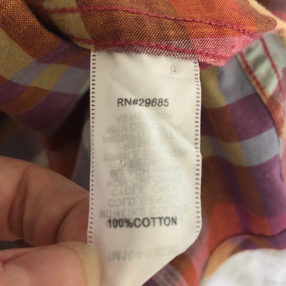 Pendleton Multi Color Plaid Button Down Shirt - image 6